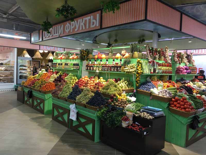 Строительная компания построила фермерский рынок в Новосибирске