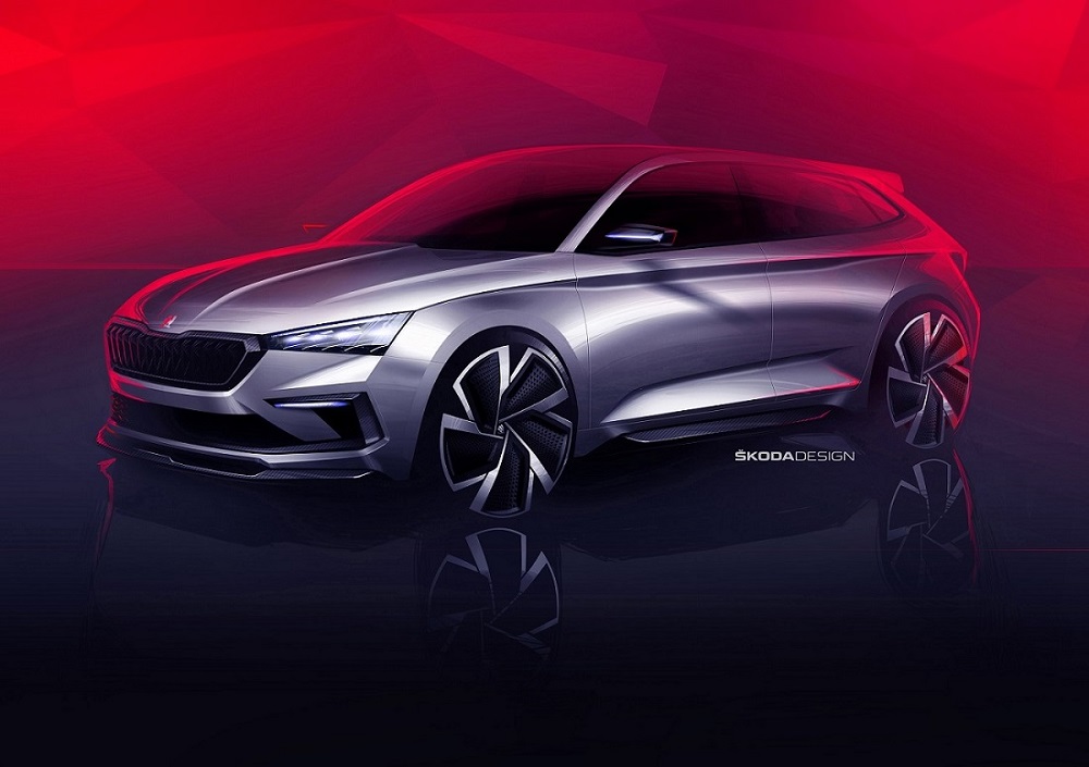 ŠKODA VISION RS раскрывает дизайн нового поколения моделей RS и будущего автомобиля компакт-класса