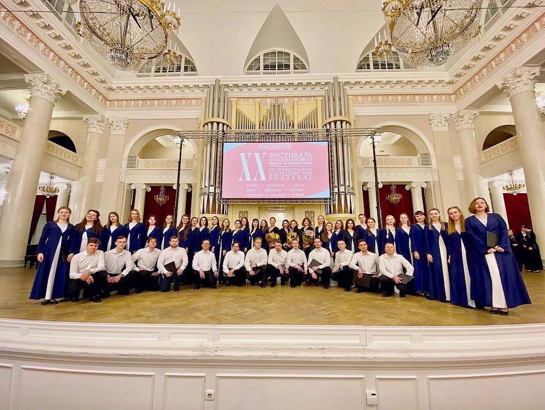 Академический хор студентов Новосибирской консерватории выступил на ХХ фестивале «Международная неделя консерваторий»